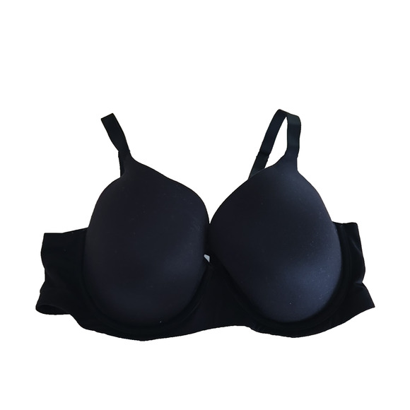 Aerie Sunnie Black Padded Adjustable Straps Demi Underwire Push Up Bra Size 40C - Picture 2 of 6
